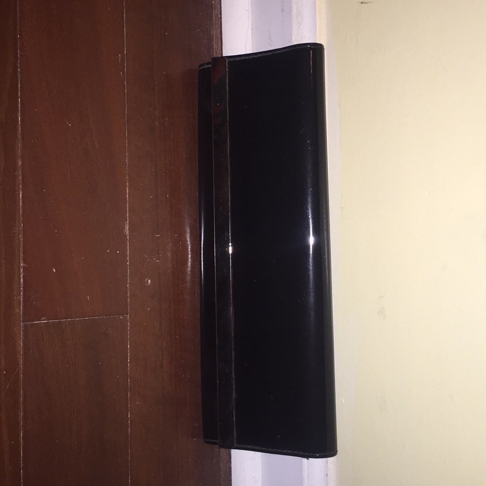 Small black evening purse